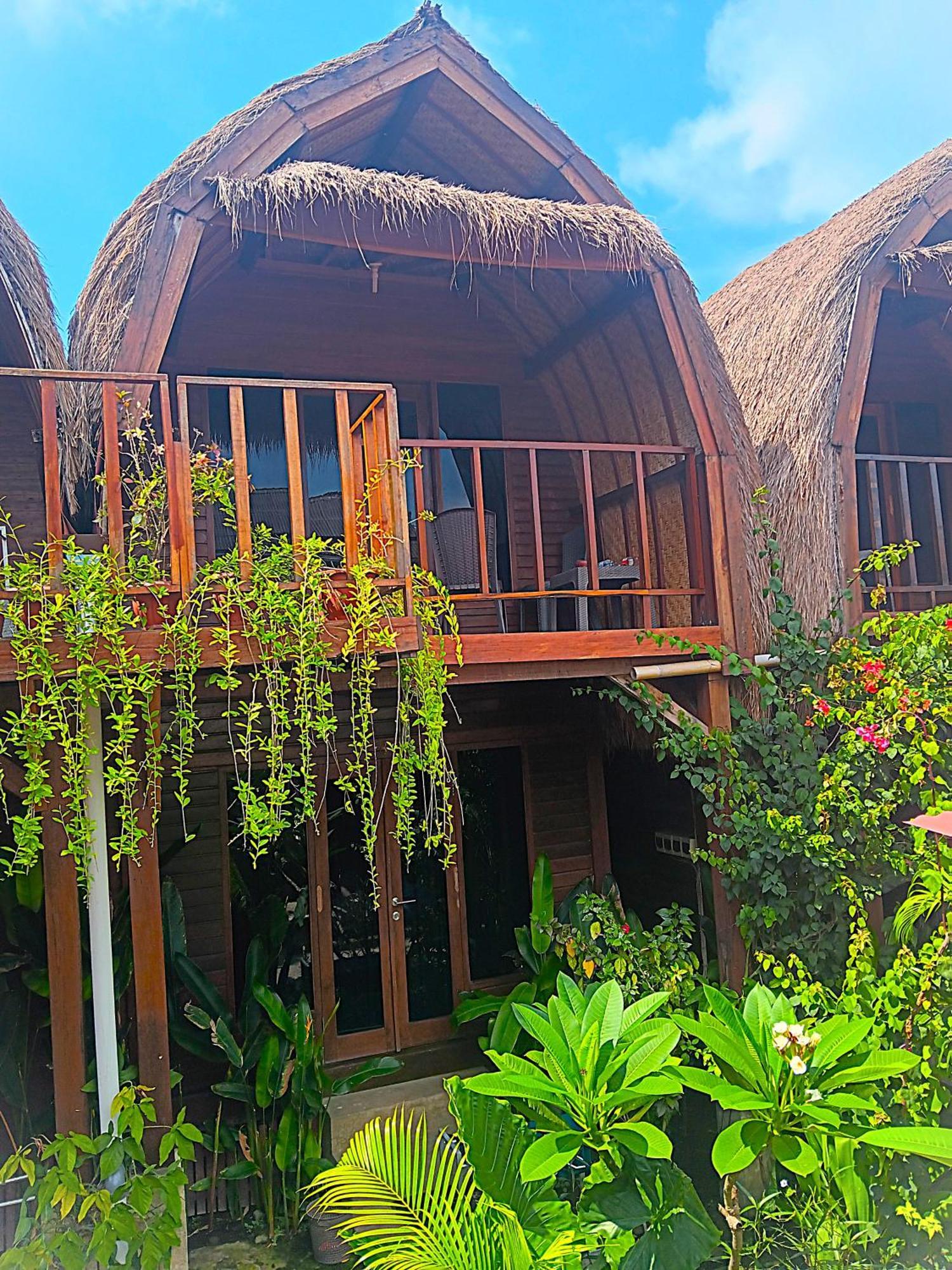 Good Vibes Bungalows Gili Trawangan Exterior foto